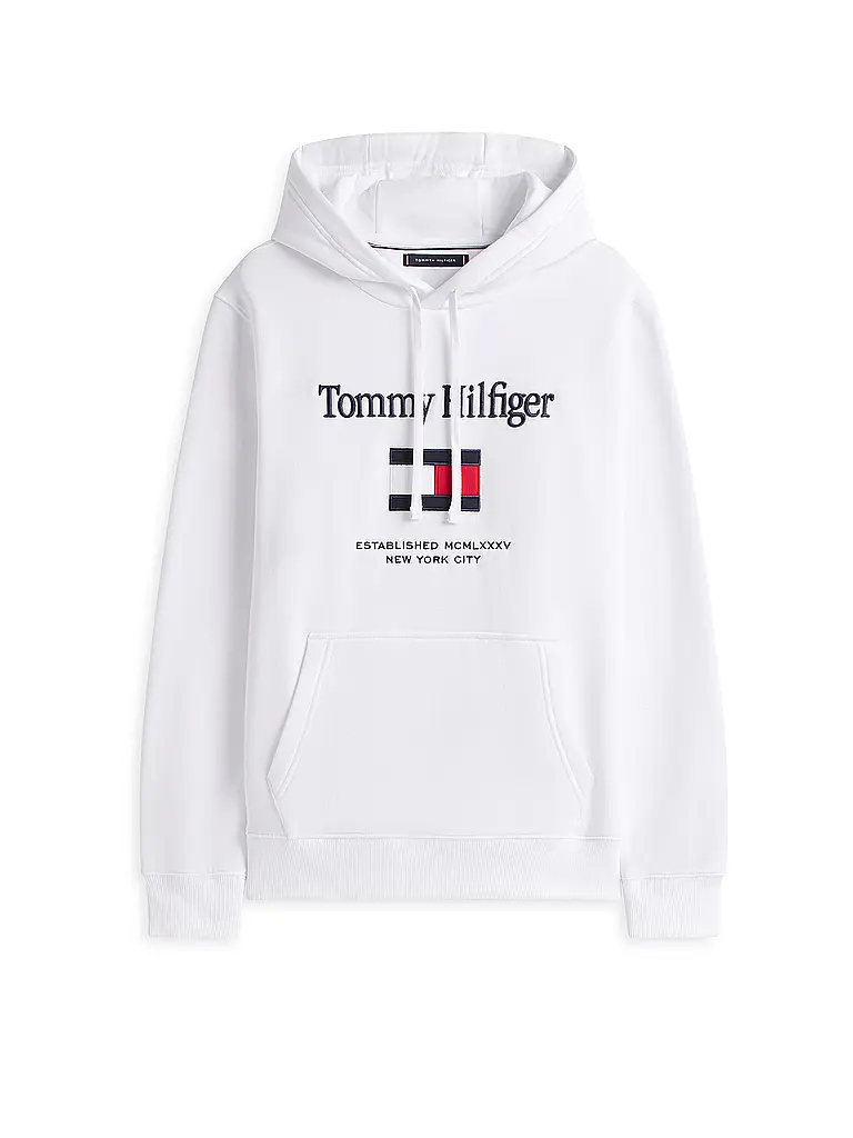 TOMMY HILFIGER | Felpa con cappuccio - Hoodie | Bianco