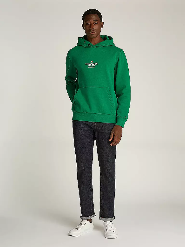TOMMY HILFIGER | Felpa con cappuccio - Hoodie | Verde scuro