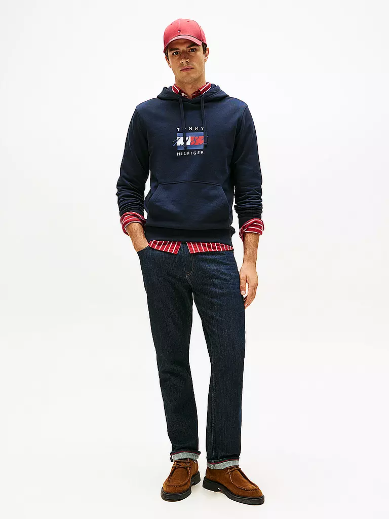 TOMMY HILFIGER | Felpa con cappuccio - Hoodie | Blu scuro