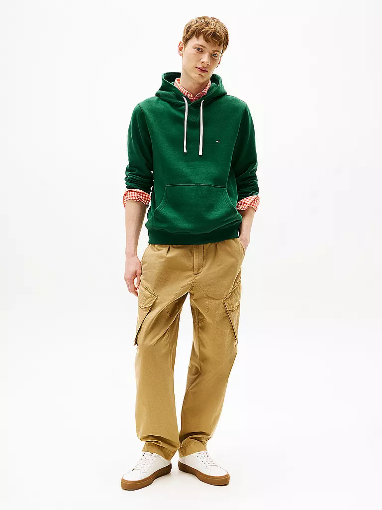 TOMMY HILFIGER | Felpa con cappuccio - Hoodie | Verde scuro