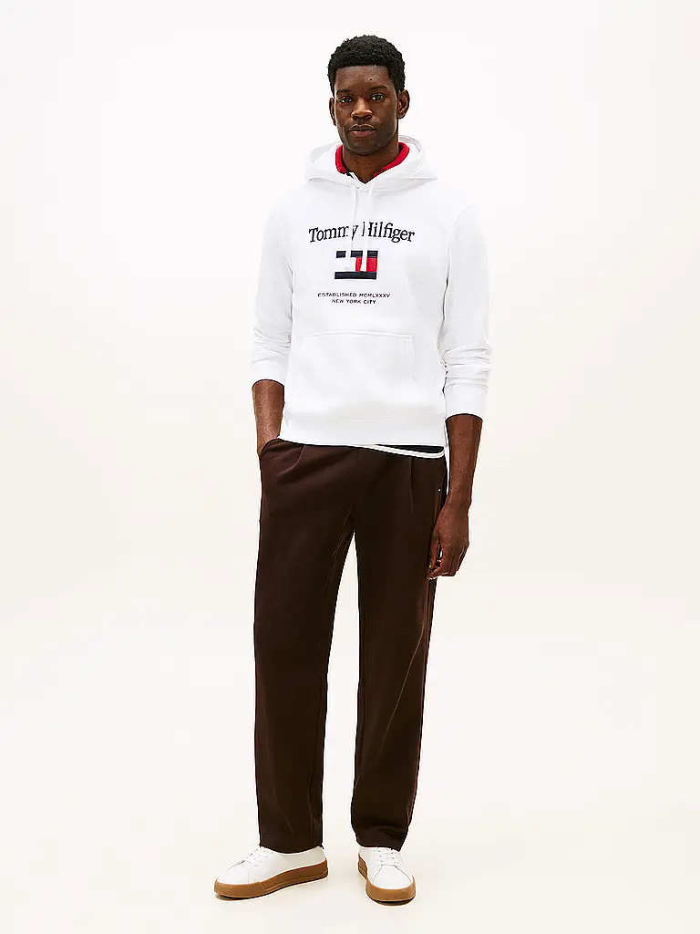 TOMMY HILFIGER | Felpa con cappuccio - Hoodie | Bianco