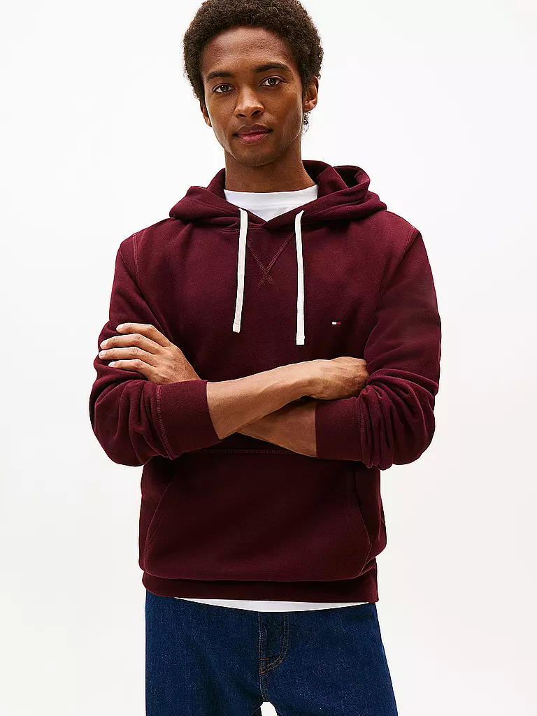 TOMMY HILFIGER | Felpa con cappuccio - Hoodie | Rosso scuro
