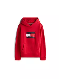 TOMMY HILFIGER | Felpa con cappuccio - Hoodie da ragazzo | Rosso