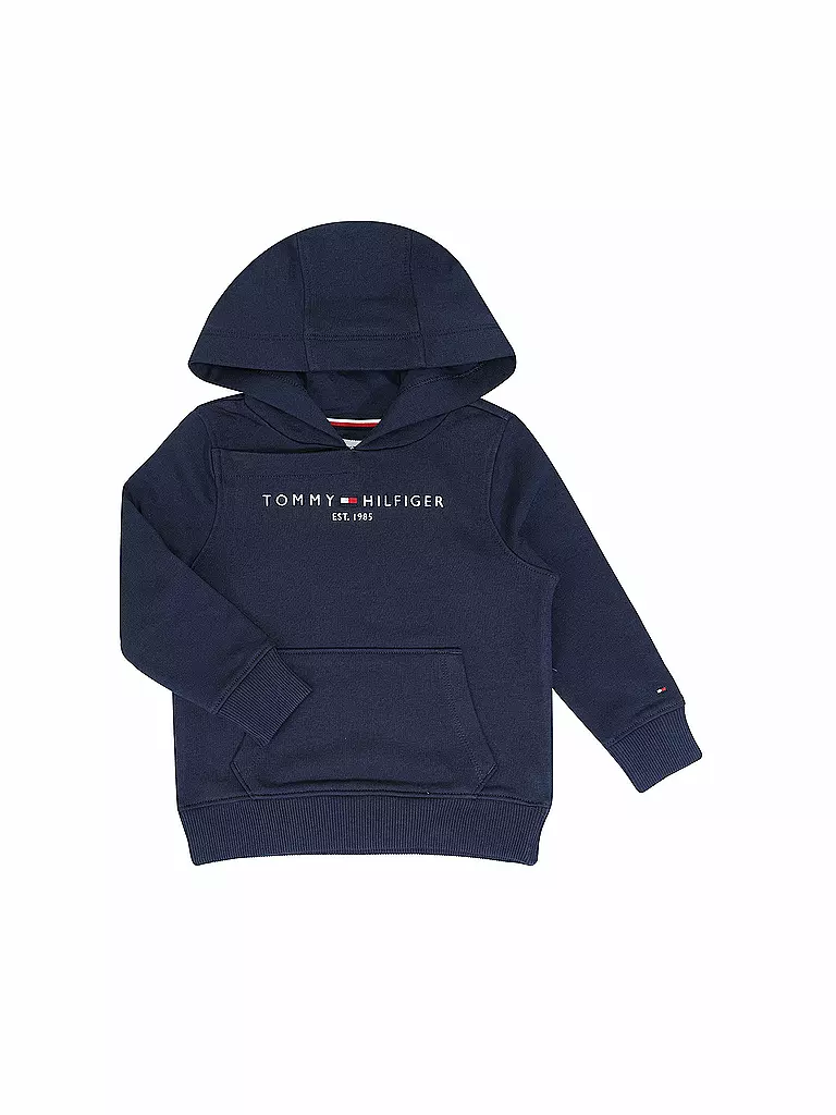 TOMMY HILFIGER | Felpa con cappuccio da ragazzo - Hoodie | Blu scuro