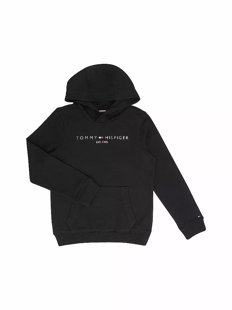 TOMMY HILFIGER | Felpa con cappuccio da ragazzo - Hoodie | Nero