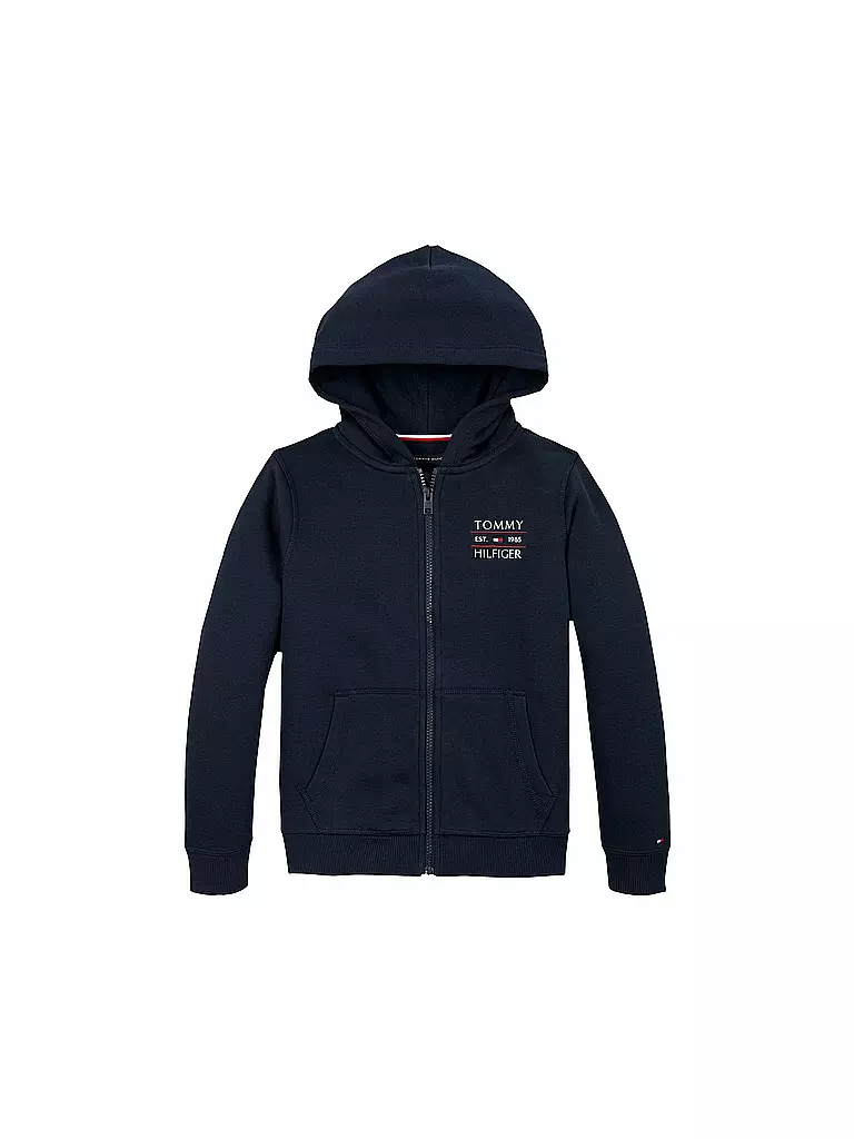 TOMMY HILFIGER | Felpa con cappuccio da ragazzo | Blu scuro
