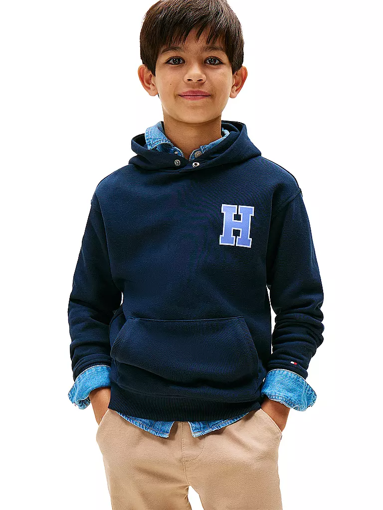 TOMMY HILFIGER | Felpa da ragazzo | Blu scuro