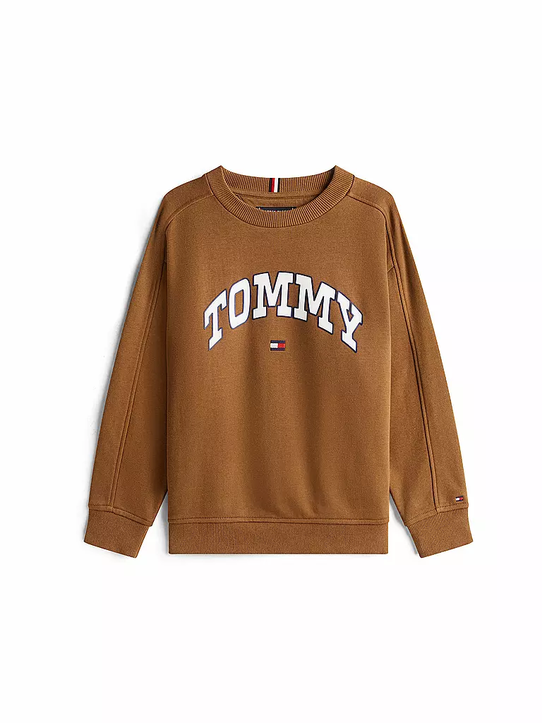 TOMMY HILFIGER | Felpa da ragazzo | Marrone