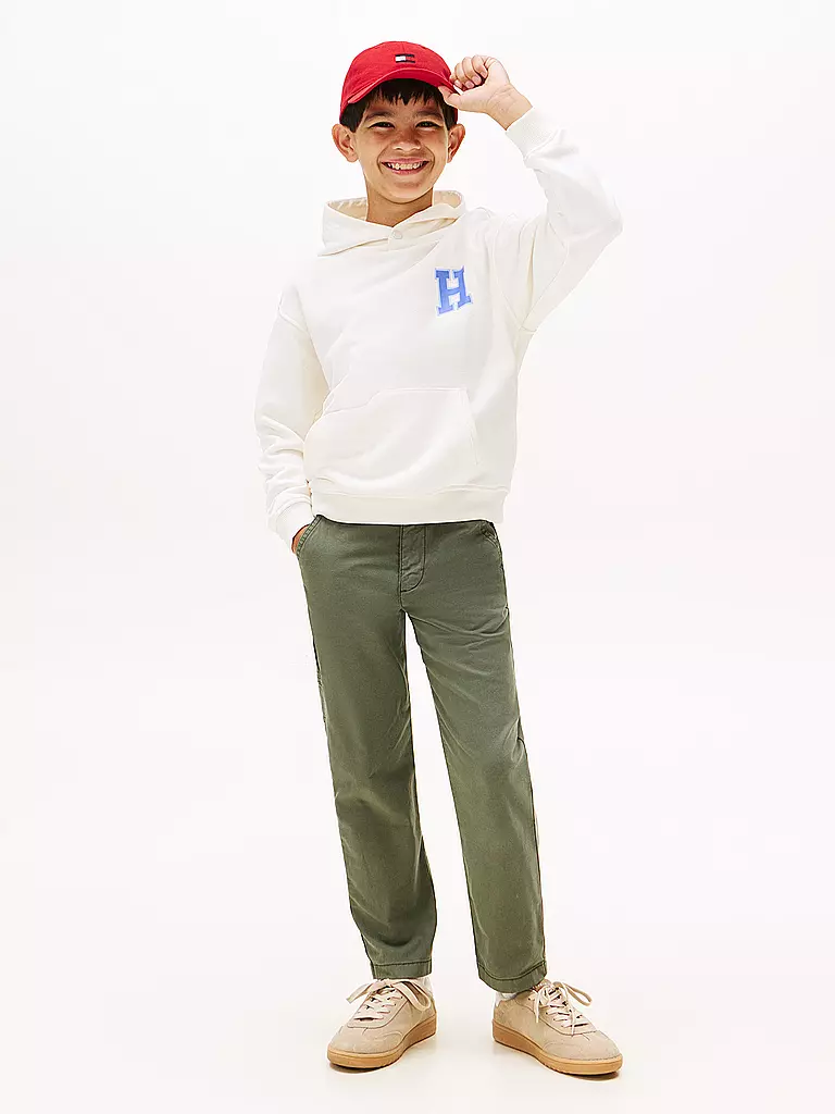 TOMMY HILFIGER | Felpa da ragazzo | Bianco