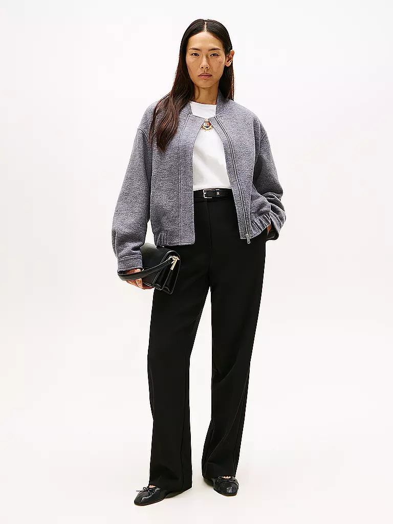 TOMMY HILFIGER | Giacca di lana | Grigio chiaro