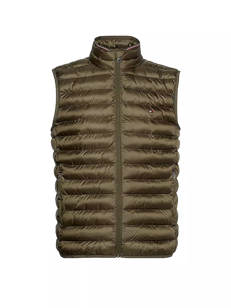 TOMMY HILFIGER | Gilet trapuntato | Oliva