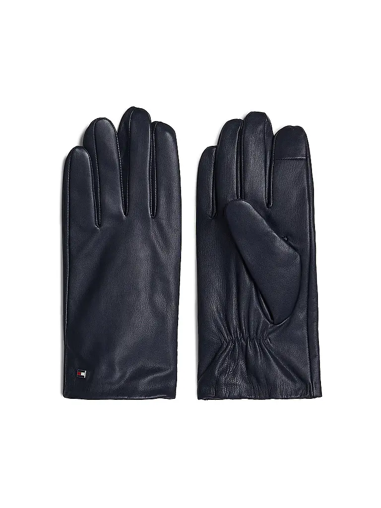 TOMMY HILFIGER | Guanti in pelle | Blu scuro