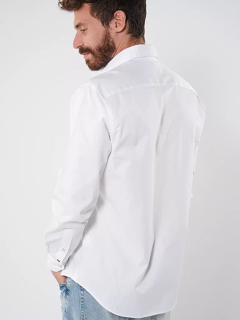 TOMMY HILFIGER | Hemd Slim Fit  | Bianco