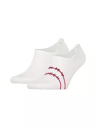 TOMMY HILFIGER | Herren Füsslinge 2er Pkg mid grey melange | Bianco