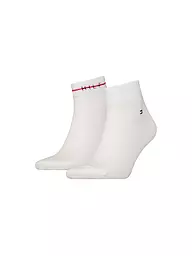 TOMMY HILFIGER | Herren Socken 2er Pkg white  | Bianco