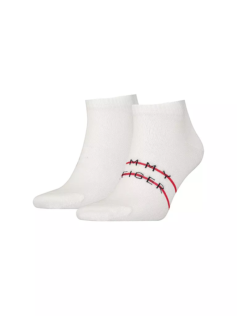 TOMMY HILFIGER | Herren Socken 2er Pkg white  | Bianco