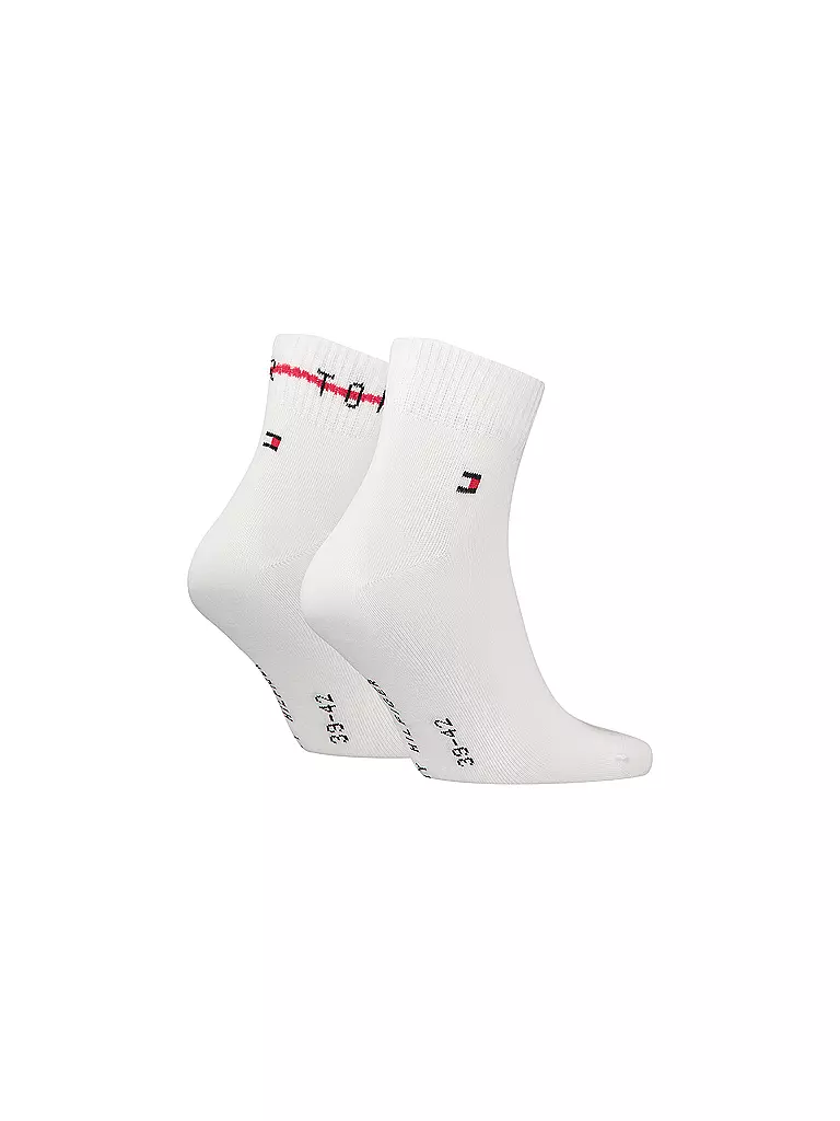 TOMMY HILFIGER | Herren Socken 2er Pkg white  | Bianco