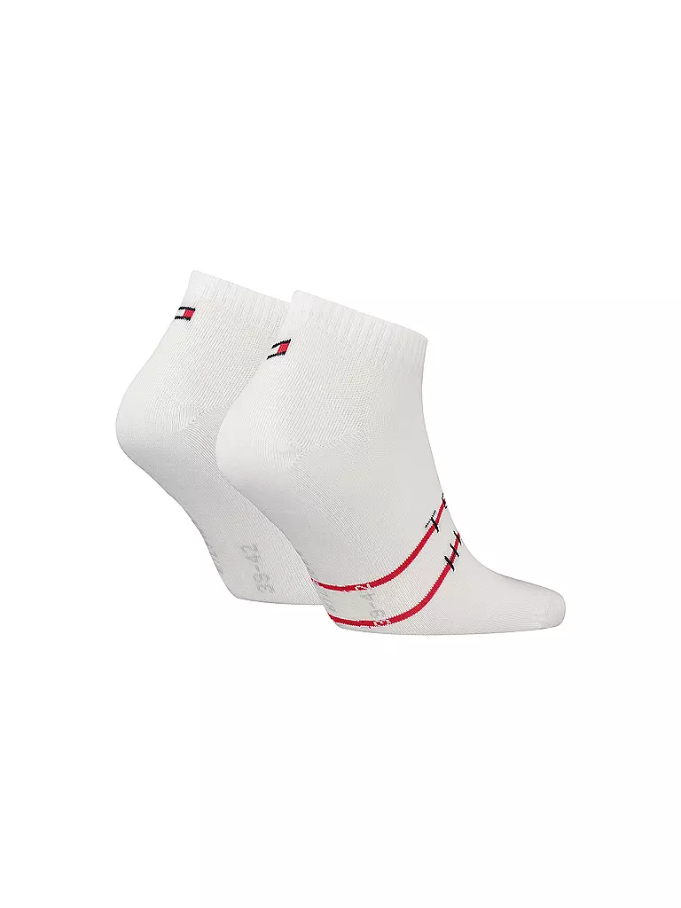 TOMMY HILFIGER | Herren Socken 2er Pkg white  | Bianco