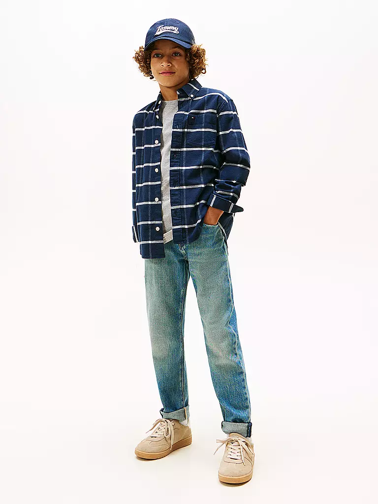 TOMMY HILFIGER | Jeans Regular Fit da ragazzo | Blu