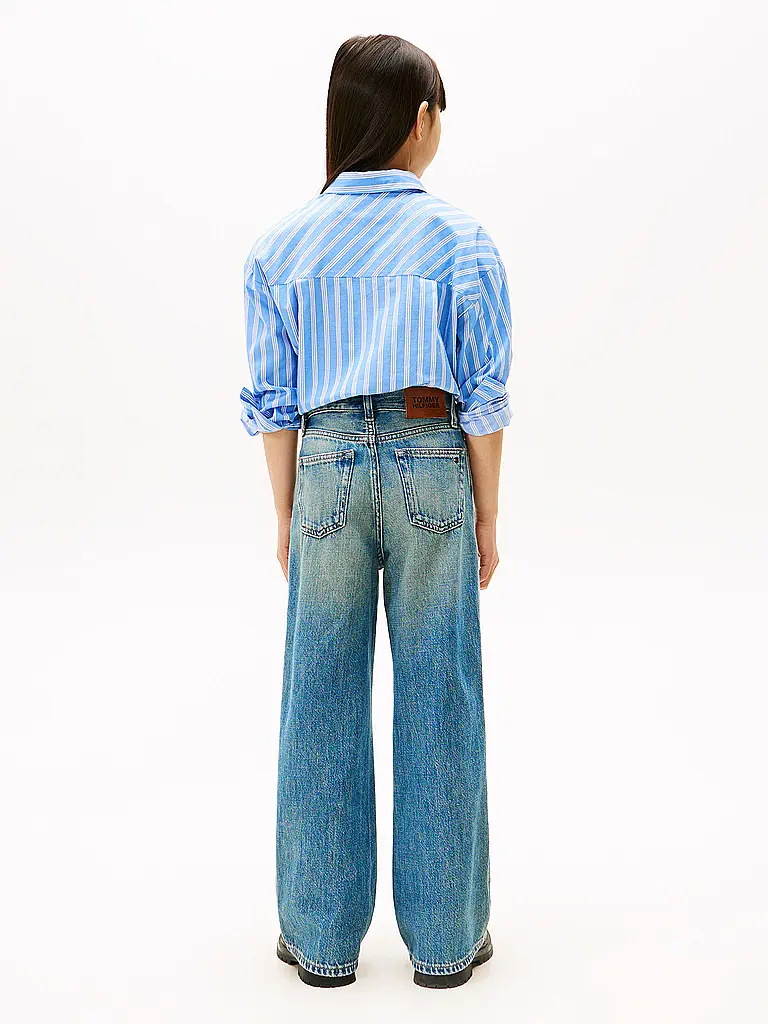 TOMMY HILFIGER | Jeans Wide Fit da ragazza | Blu