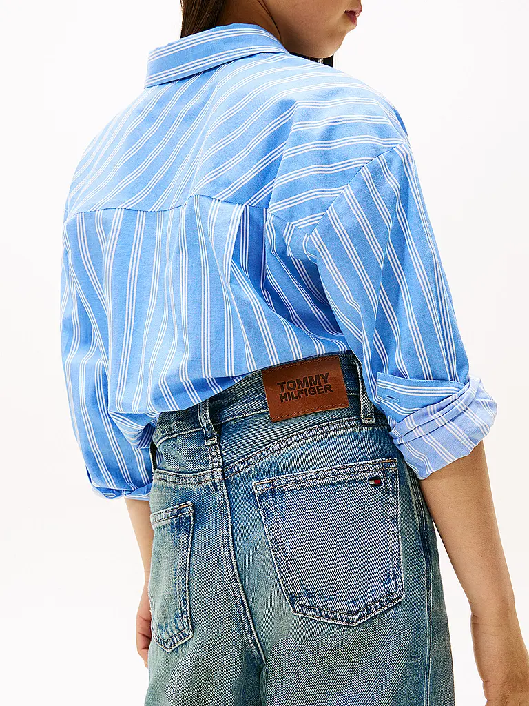 TOMMY HILFIGER | Jeans Wide Fit da ragazza | Blu