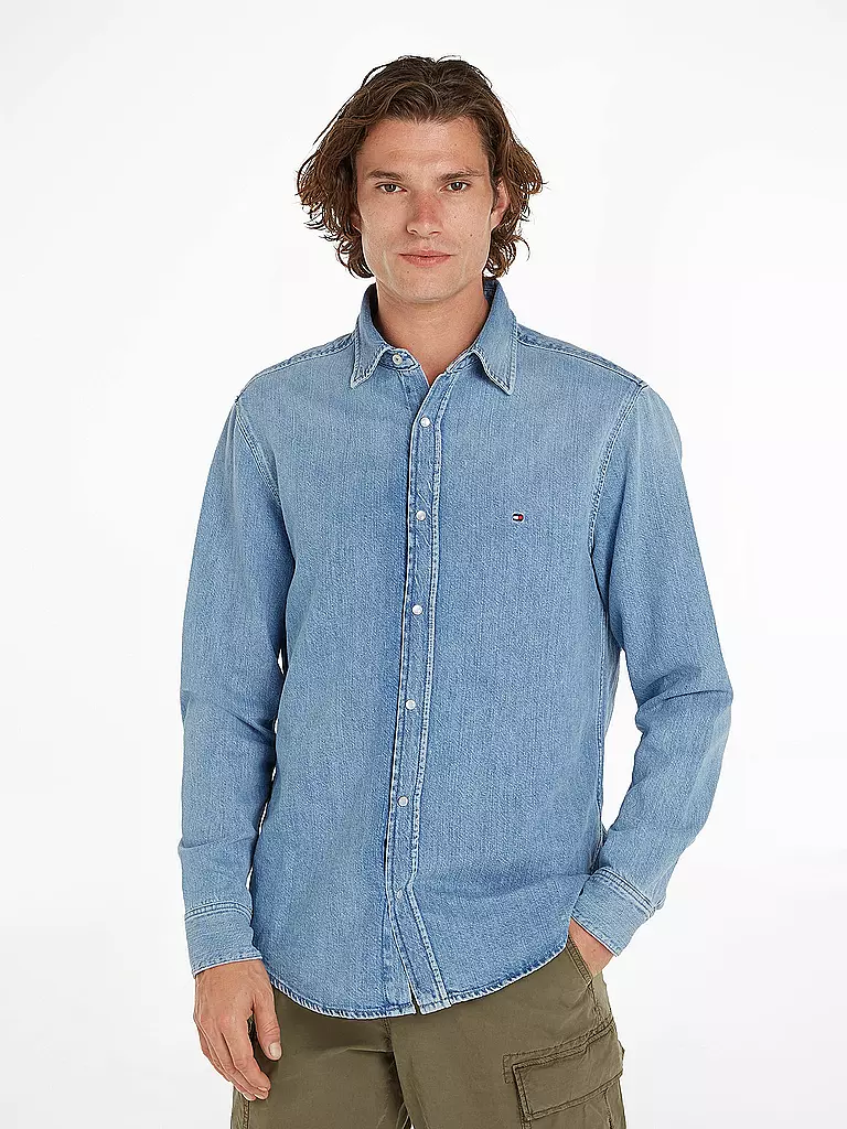 TOMMY HILFIGER | Jeanshemd  | Blu chiaro