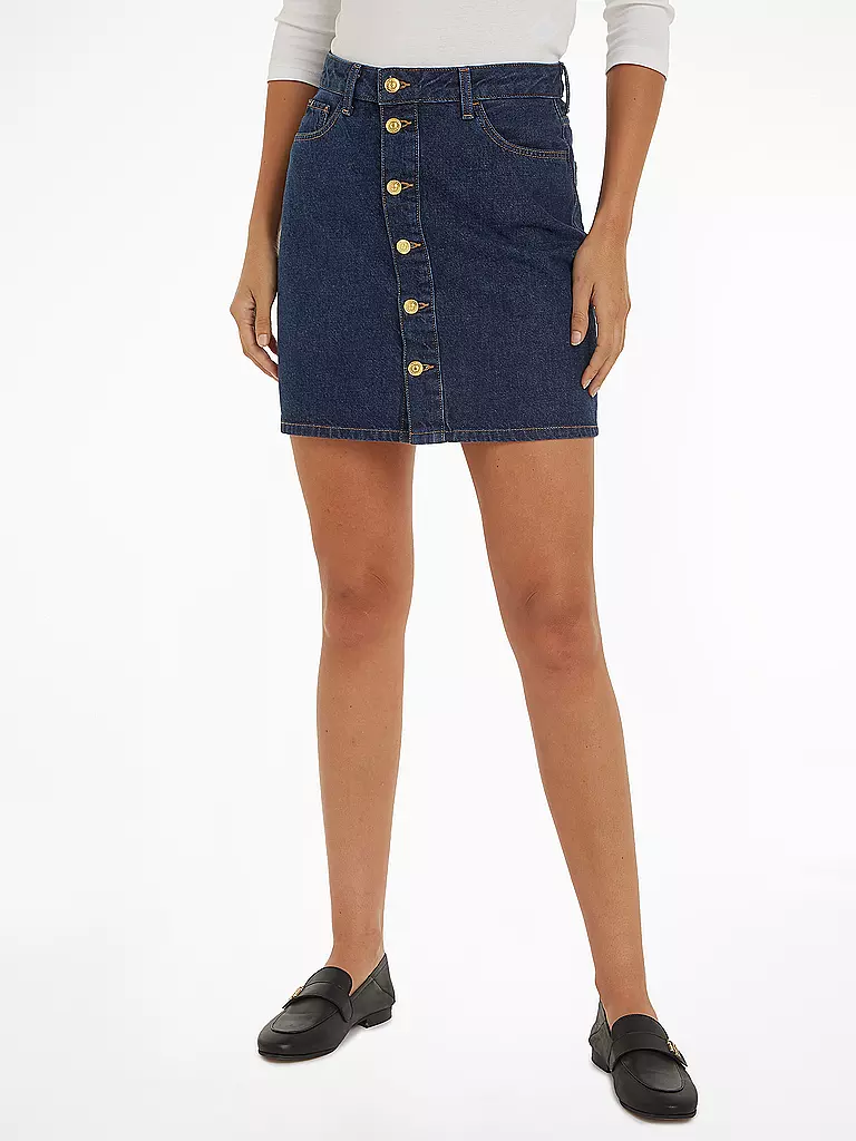 TOMMY HILFIGER | Jeansrock  | Blu scuro