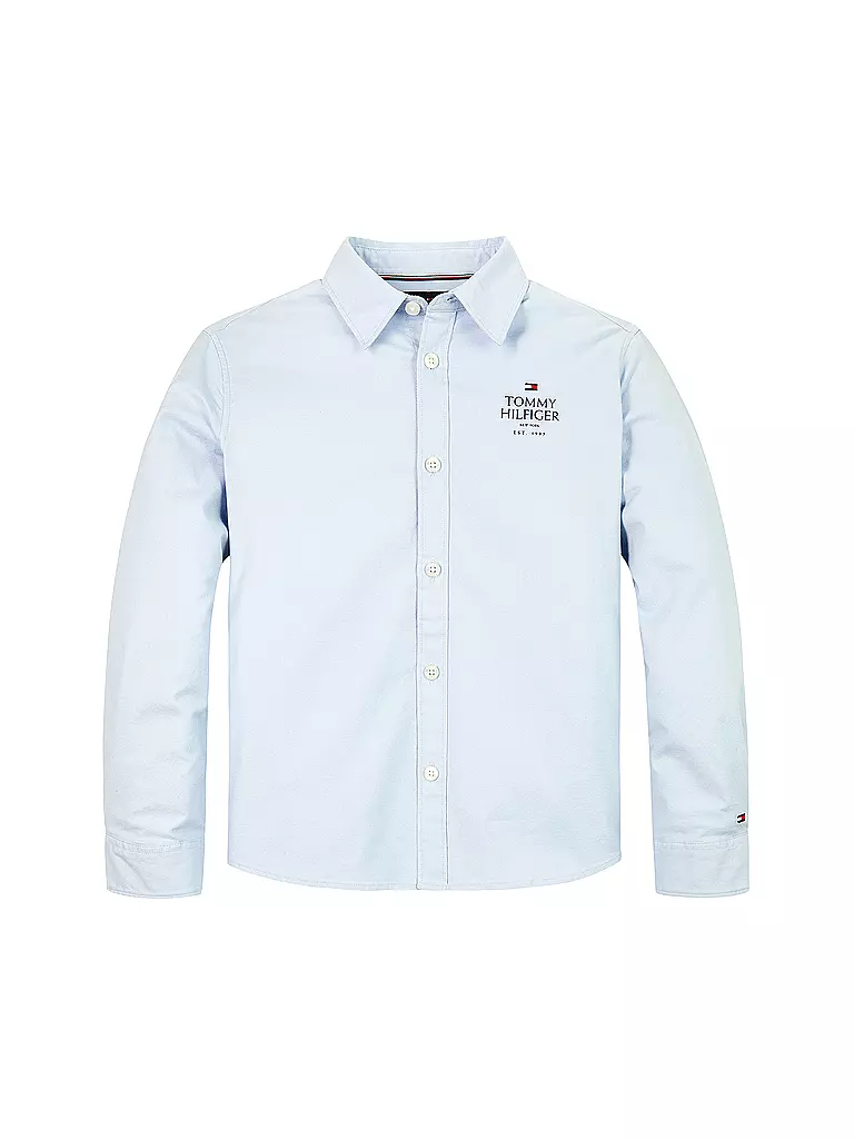 TOMMY HILFIGER | Jungen Hemd  | Blu chiaro