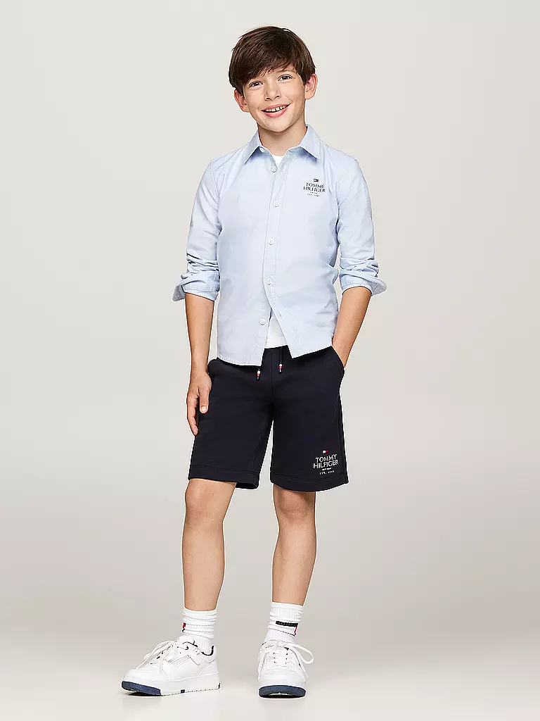 TOMMY HILFIGER | Jungen Hemd  | Blu chiaro