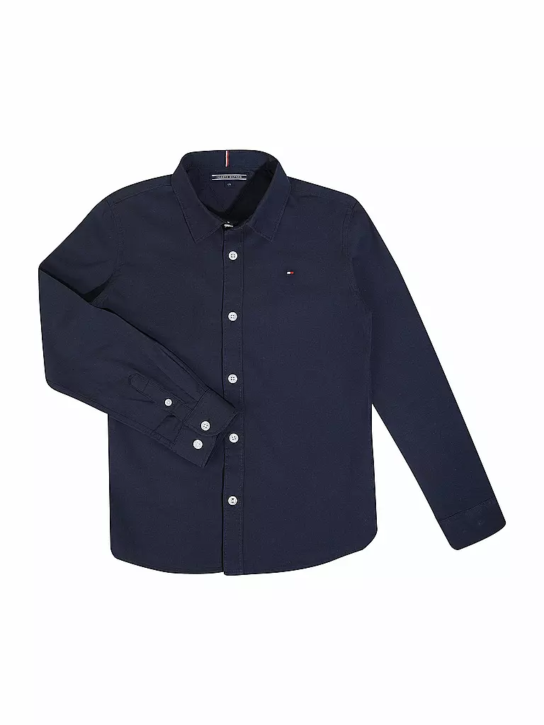 TOMMY HILFIGER | Jungen Hemd Slim Fit | Blu