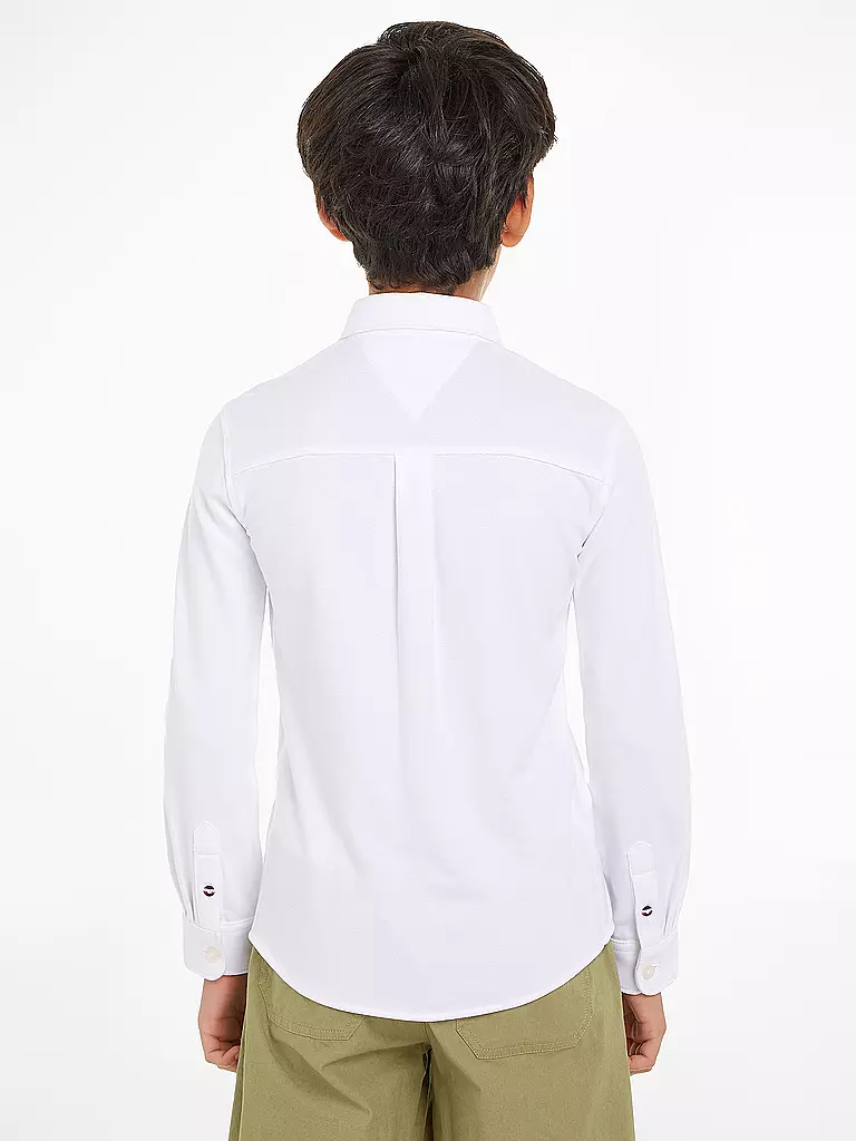 TOMMY HILFIGER | Jungen Hemd | Bianco