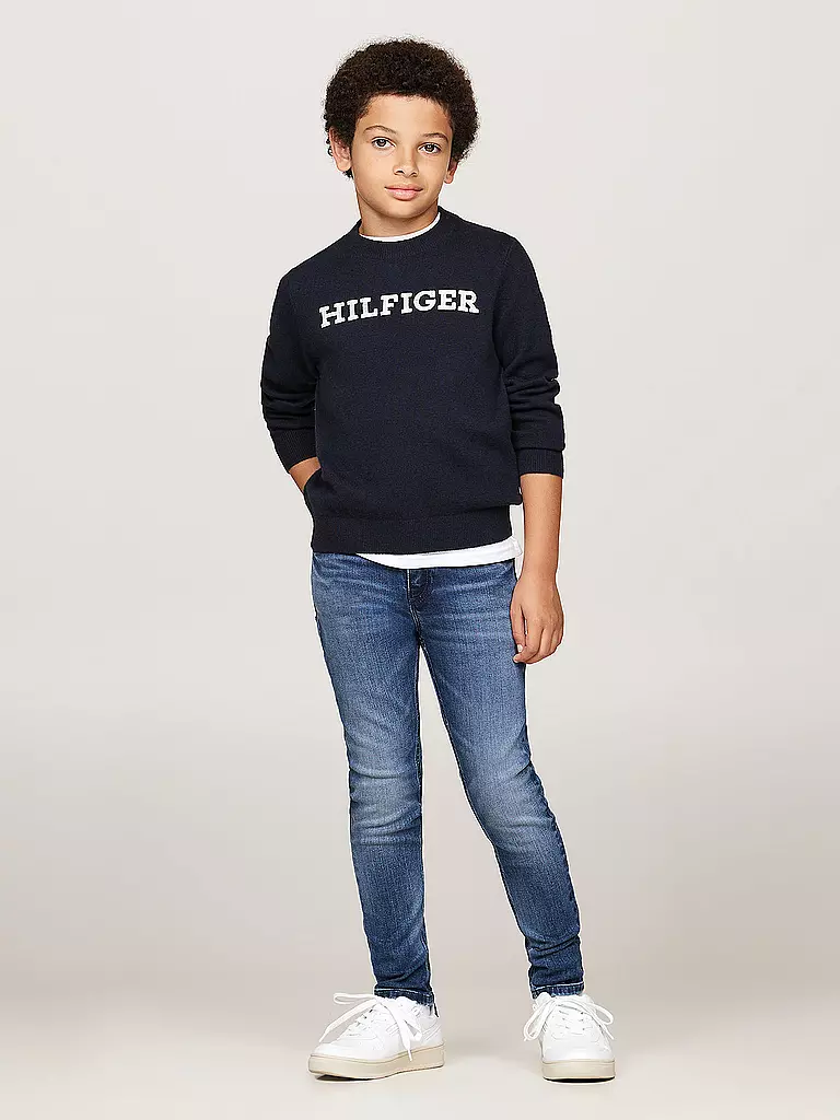 TOMMY HILFIGER | Jungen Jeans Slim Fit  | Blu