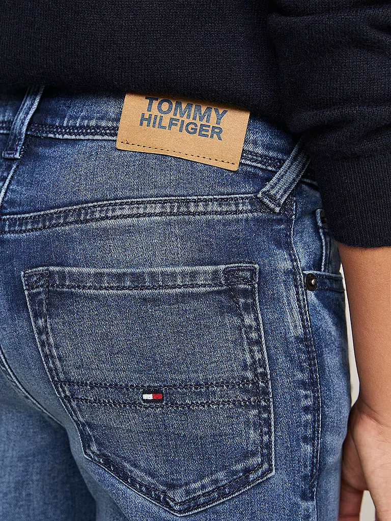 TOMMY HILFIGER | Jungen Jeans Slim Fit  | Blu