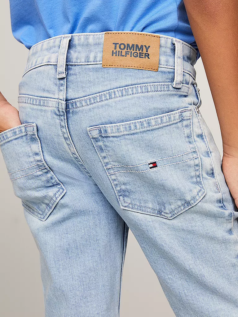 TOMMY HILFIGER | Jungen Jeansshorts  | Blu chiaro