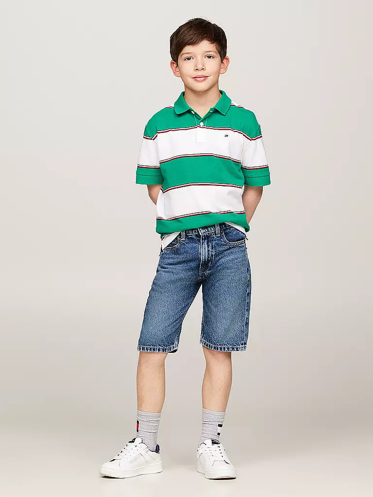 TOMMY HILFIGER | Jungen Jeansshorts Straight Fit | Blu