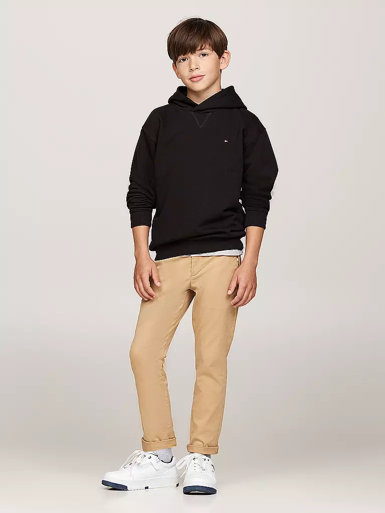 TOMMY HILFIGER | Jungen Kapuzensweater - Hoodie  | Nero
