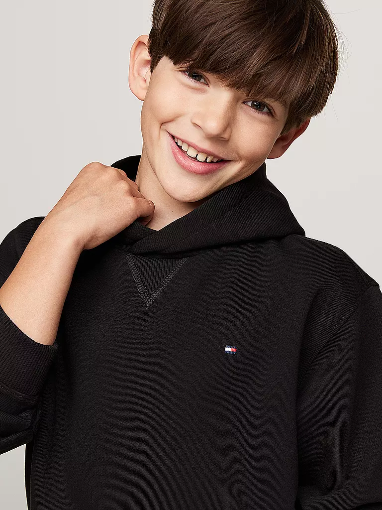 TOMMY HILFIGER | Jungen Kapuzensweater - Hoodie  | Nero