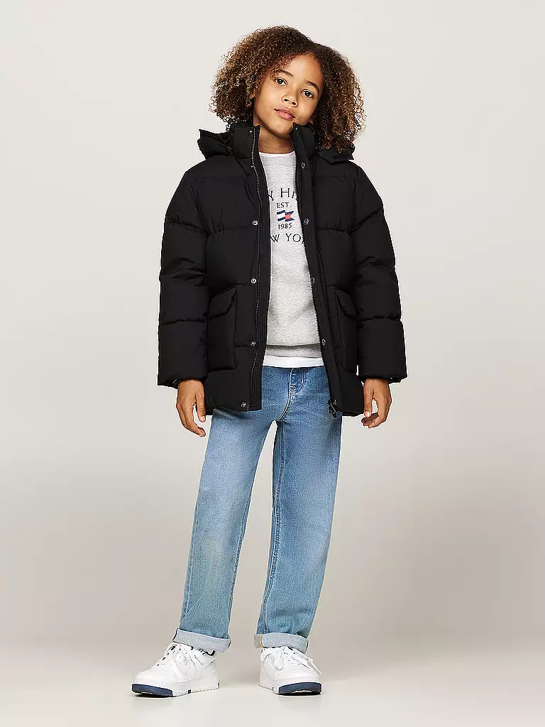 TOMMY HILFIGER | Jungen Parka | Nero