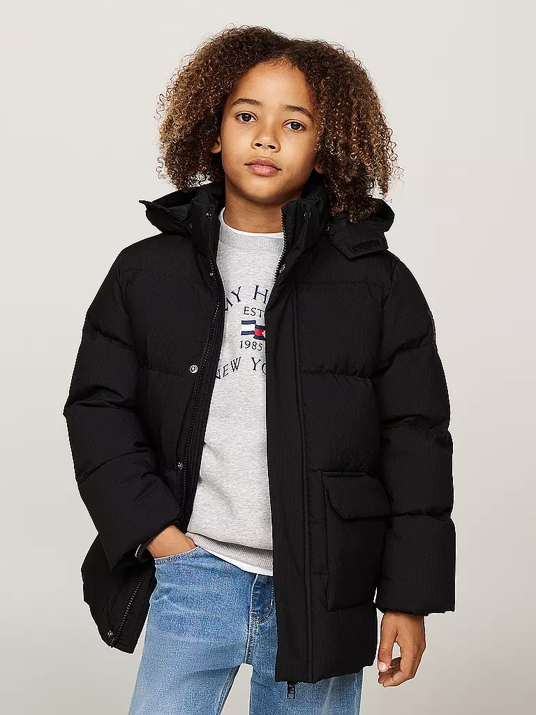 TOMMY HILFIGER | Jungen Parka | Nero