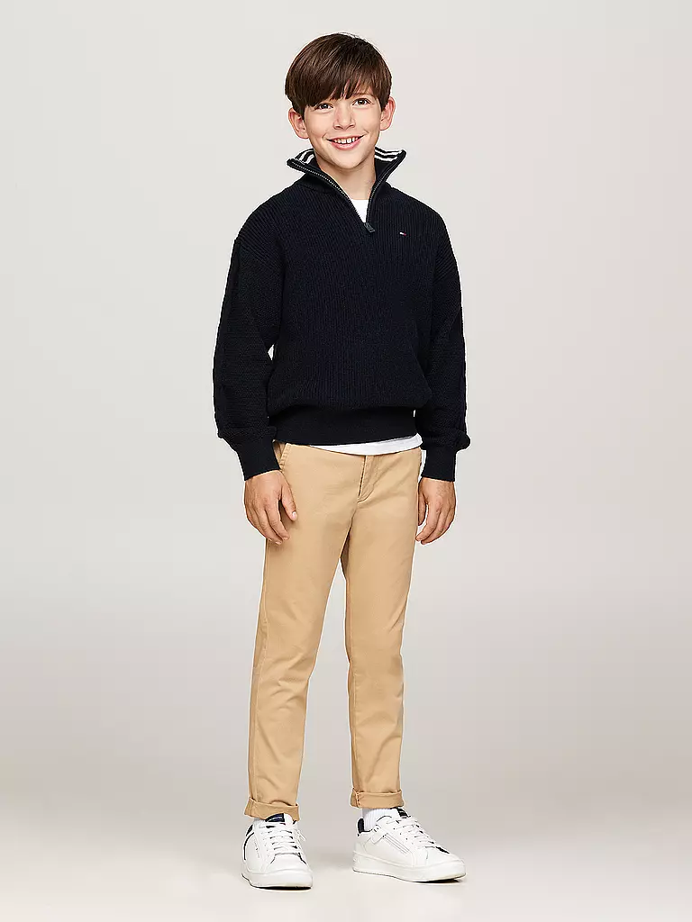 TOMMY HILFIGER | Jungen Pullover  | Blu scuro
