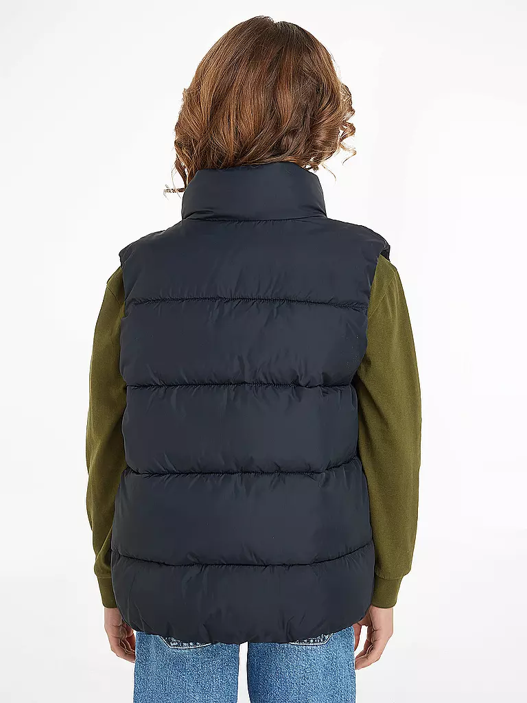 TOMMY HILFIGER | Jungen Steppgilet | Blu scuro