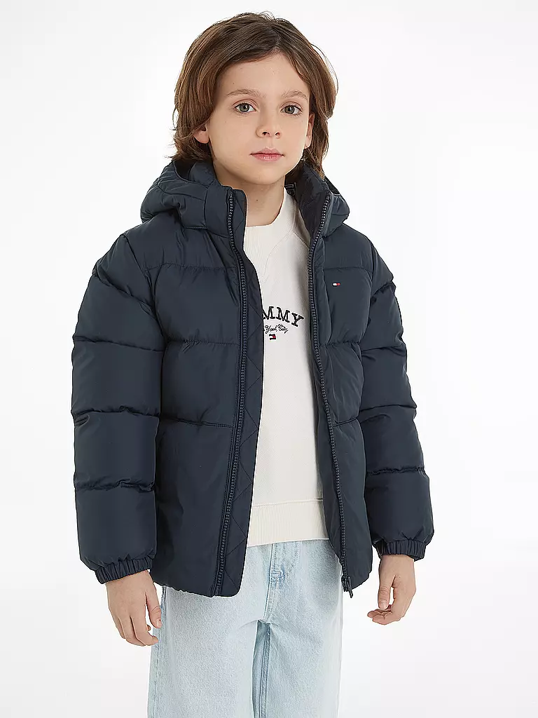 TOMMY HILFIGER | Jungen Steppjacke | Blu scuro