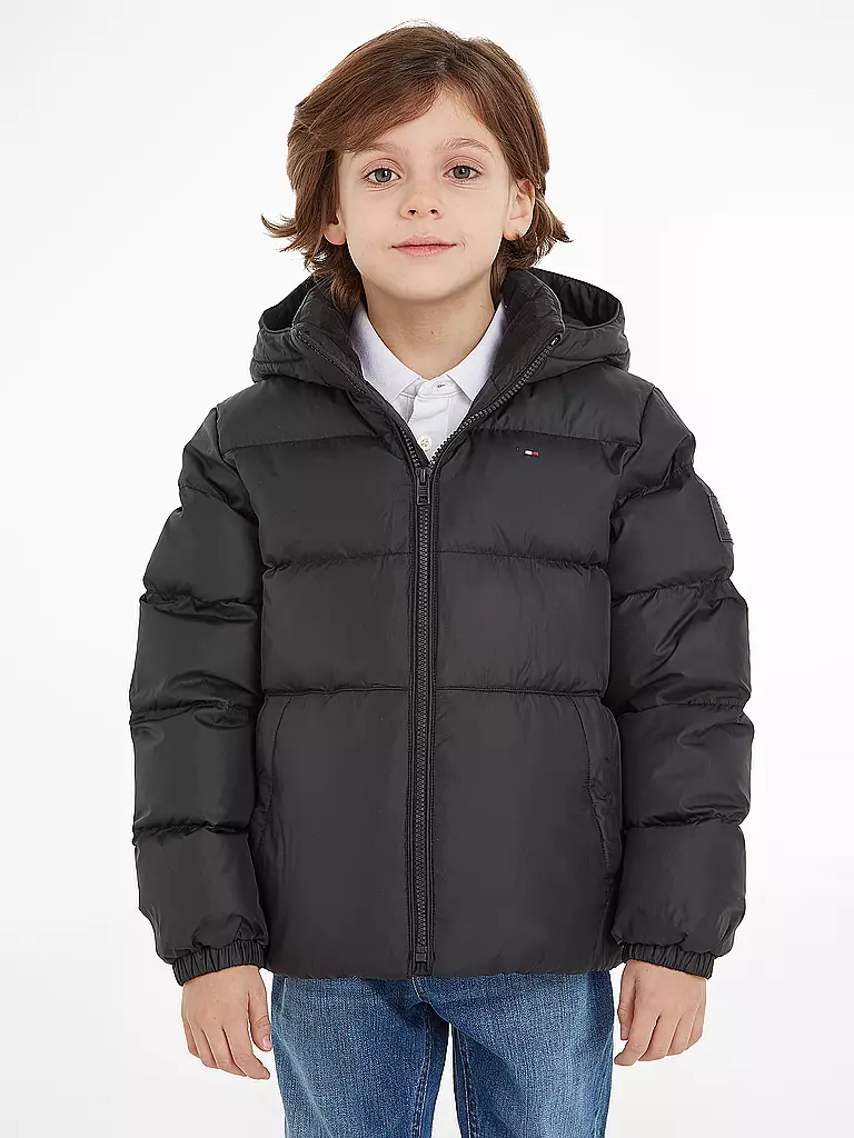 TOMMY HILFIGER | Jungen Steppjacke | Nero