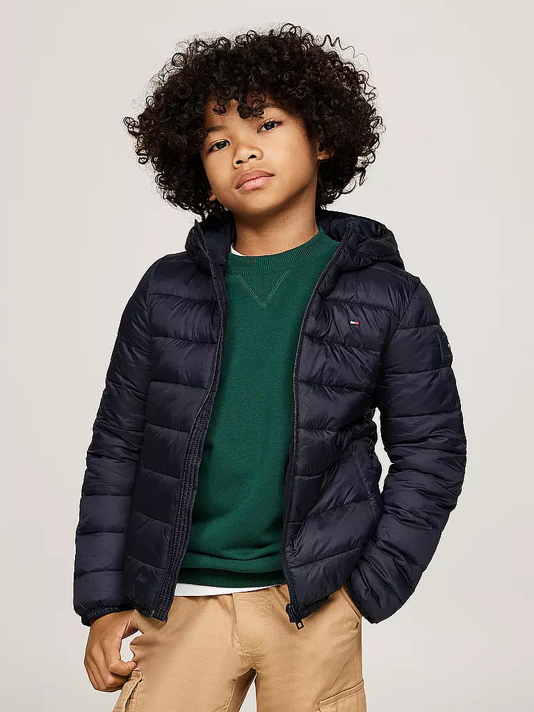 TOMMY HILFIGER | Jungen Steppjacke | Blu scuro