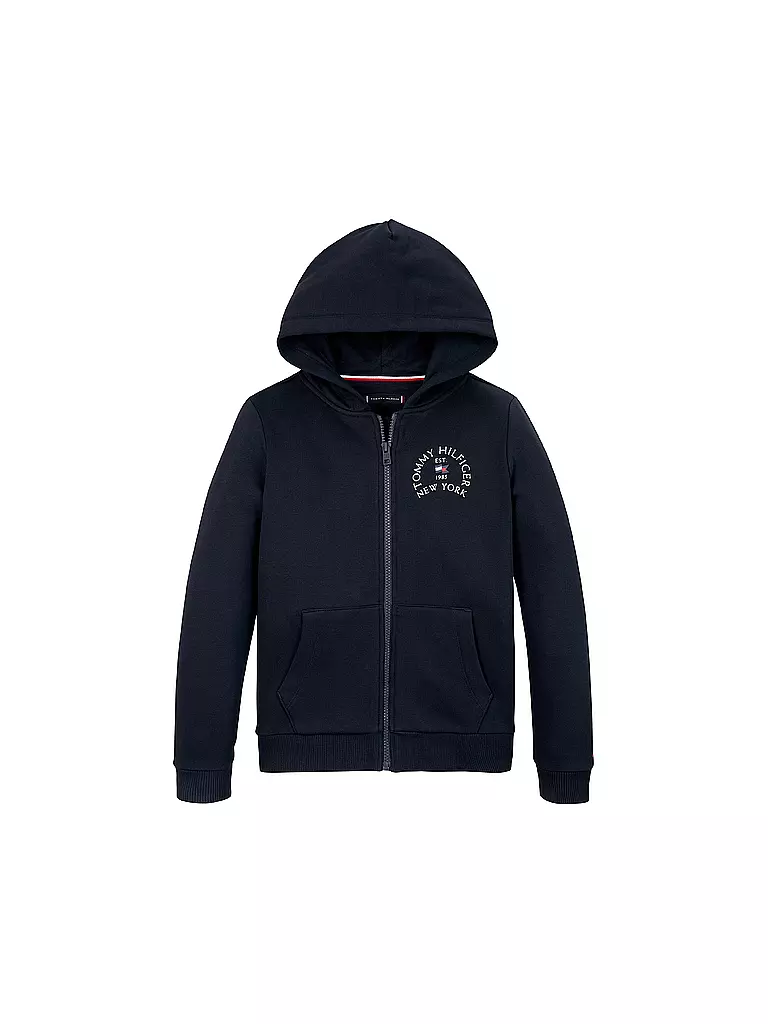 TOMMY HILFIGER | Jungen Sweatjacke | Blu scuro
