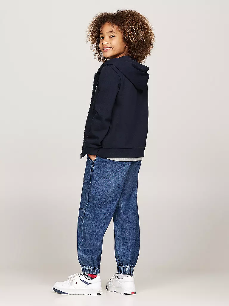 TOMMY HILFIGER | Jungen Sweatjacke | Blu scuro