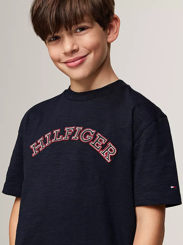 TOMMY HILFIGER | Jungen T-Shirt | Blu scuro