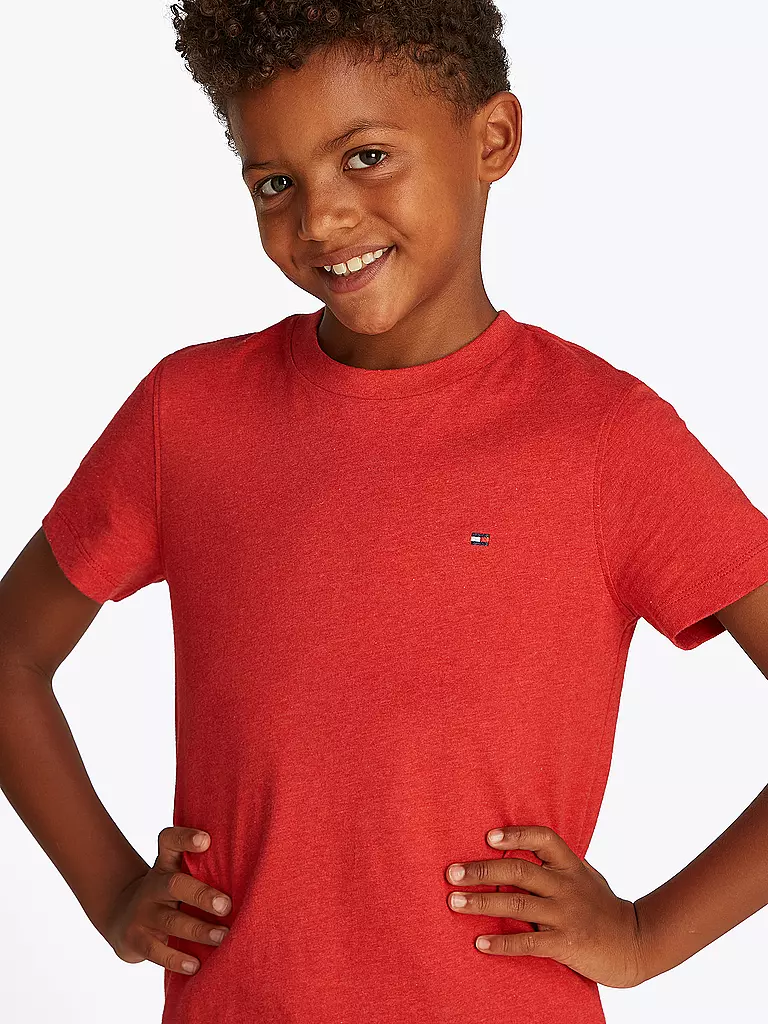 TOMMY HILFIGER | Jungen T-Shirt | Rosso