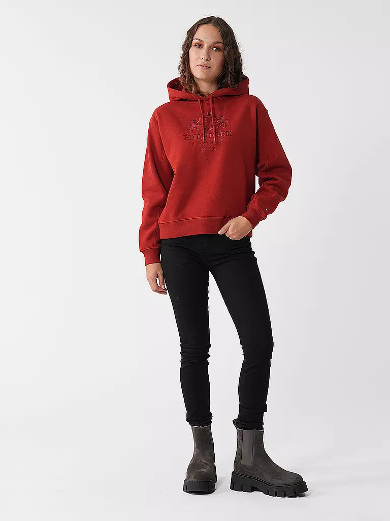 TOMMY HILFIGER | Kapuzenpullover - Hoodie | Rosso