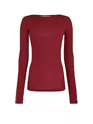 TOMMY HILFIGER | Langarmshirt | Rosso scuro